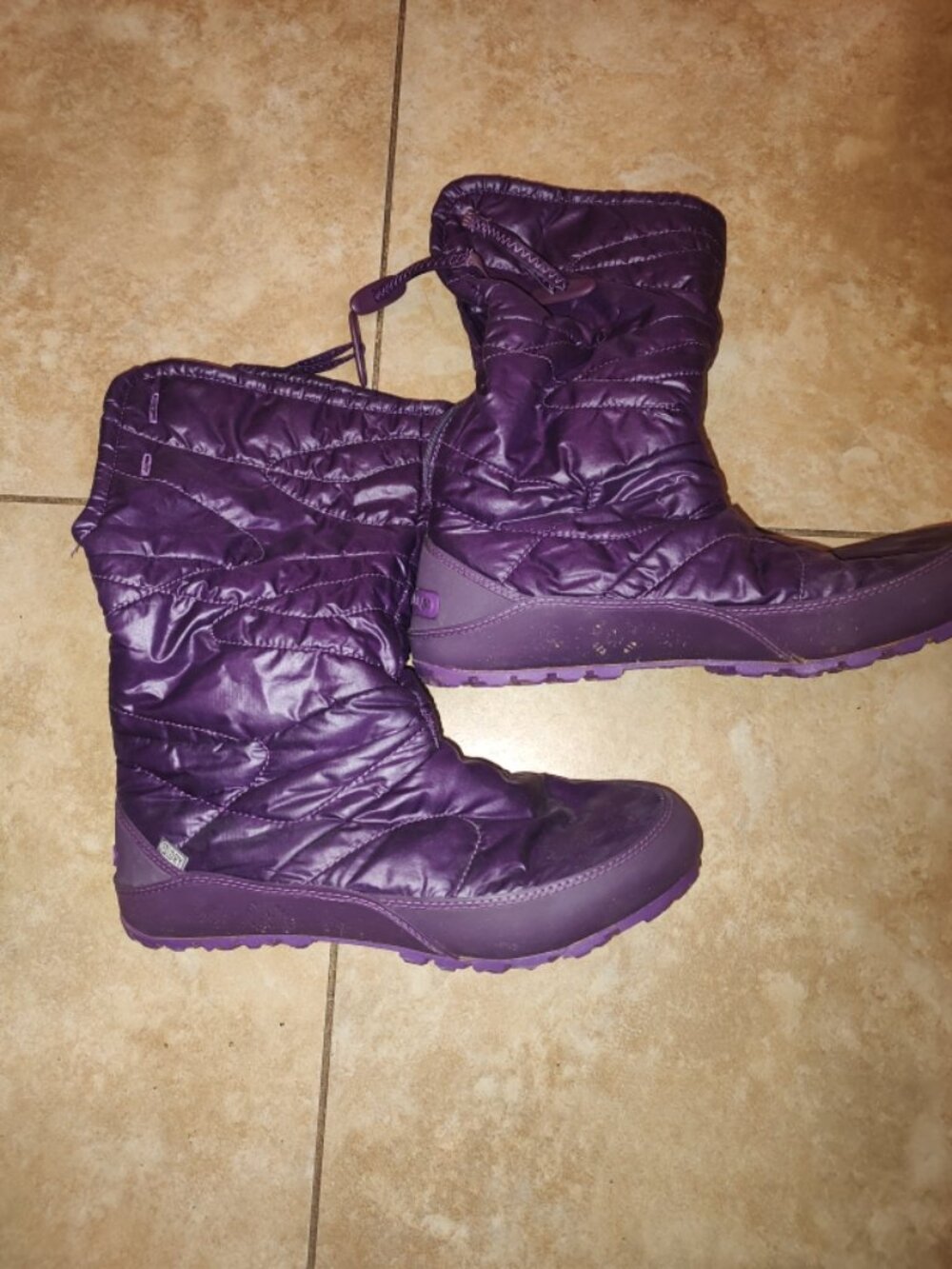 Women's Merrell Warm 100 gram Insulation Perfomance Purple Boots Sz 8.5 # J48390